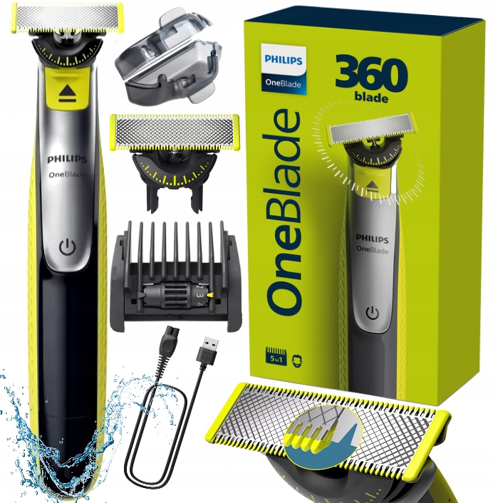 Holiaci strojček Philips TRIMER Holiaci strojček PHILIPS ONEBLADE 360 BEARD BODY+